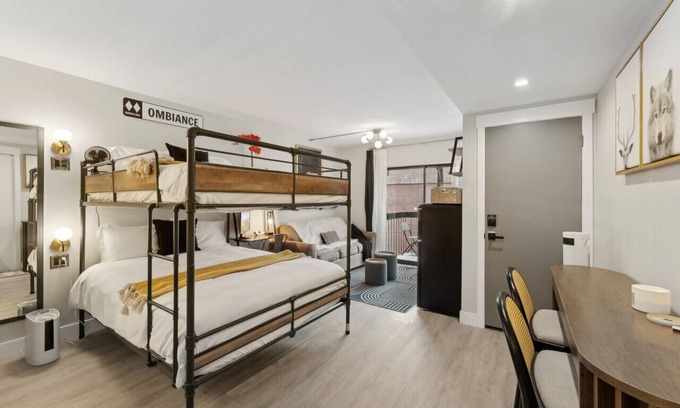 North Park City Condo | Ski-In/Out Mountain Bunker Luxury Studio Sleeps 6