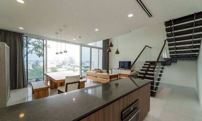 District 3 Apartment | SKY VILLAS - Centre Saigon- Mordern & Fancy DUPLEX