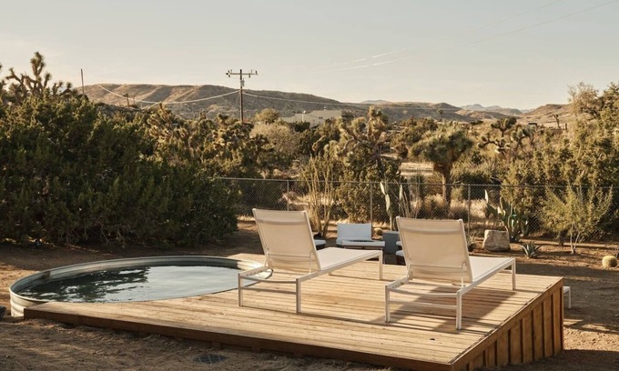 Yucca Valley House | Skyline Retreat | A Designer Ranch w/Hot Tub & Views
