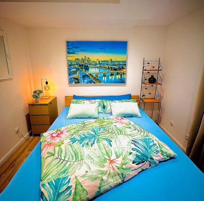 Seligenstadt House | Skylineblick Doppelzimmer