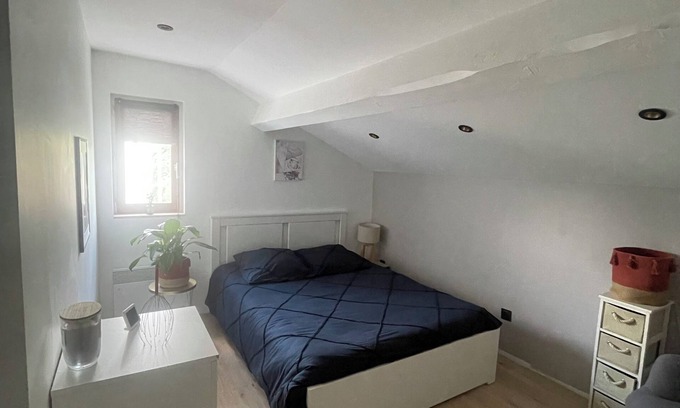 Saint-Symphorien-d'Ozon Bed & Breakfast | Sleek bedroom