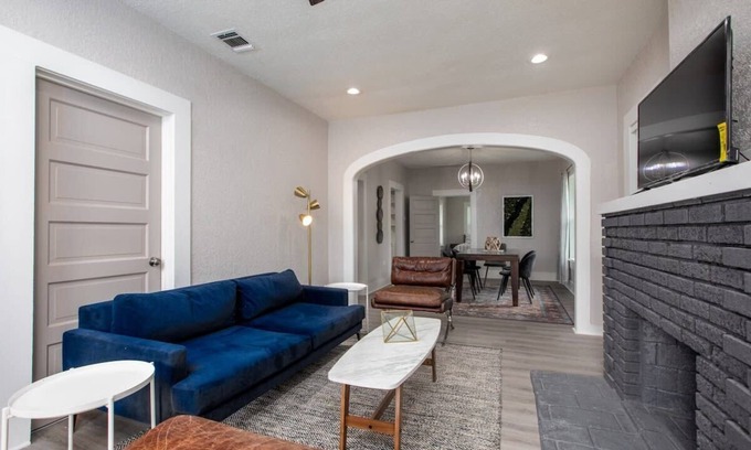 Eastside Promise Neighborhood House | Sleek Dignowity Hill House with King Beds