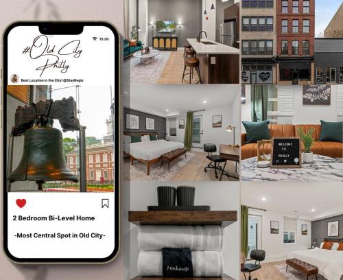 Old City Apartment | SLEEP 8 Outdoor Patio-Old City- 2 NEW Townhouses