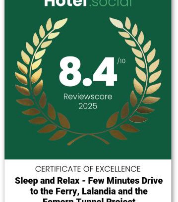 Rodby Bed & Breakfast | Sleep and Relax - Few minutes drive to the Ferry, Lalandia and the Femern Tunnel project