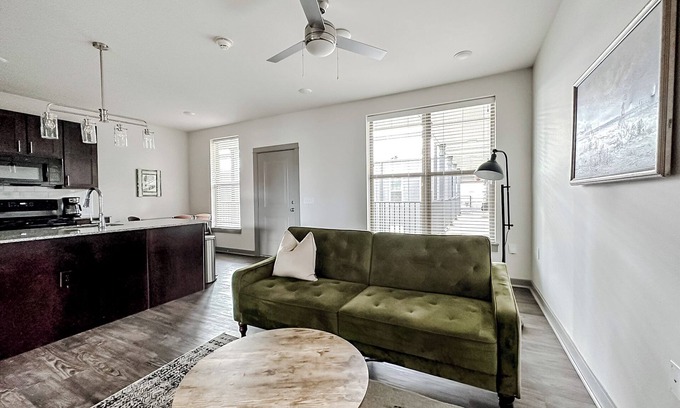 North Little Rock Apartment | Sleepover: Chic 1BD/1BA + Gym - North Little Rock