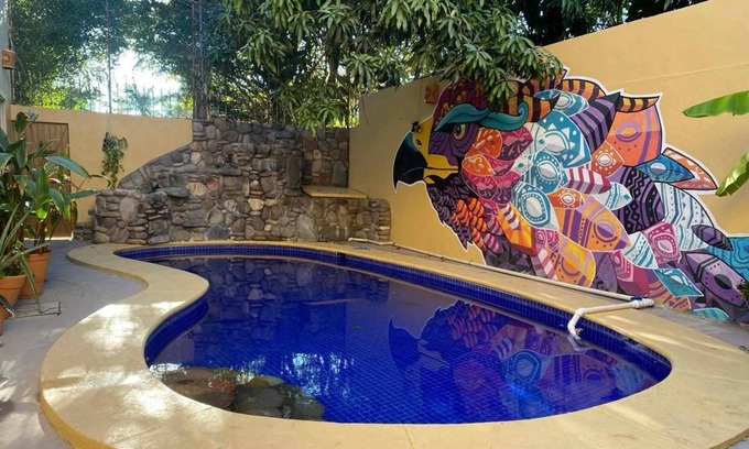 Lomas de Mazatlan Apartment | Sleeps 4-5 people. 3 single beds and 1 double bed Kitchenette & Bathroom
