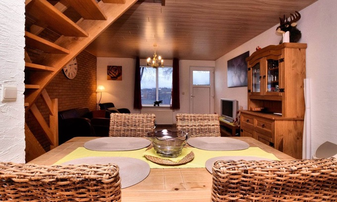 Wibrin House | Small, simple and reasonably priced semi-detached house with its own terrace