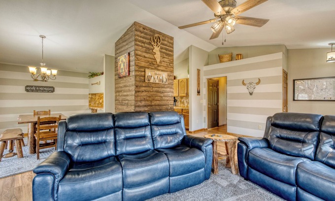 Marble Cabin | Smoky Mountain Bliss - Waterfront, Hot Tub, Game Room, Fire Pit, & Near Casino