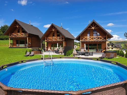 Lapsze Nizne Ski Chalet | Sołtysie Chaty - Domek z prywatną balią