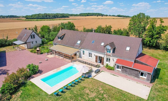 Le Poislay Villa | So Villa Le Tertre (41) - Heated pool - Nordic bath - 1h35 Paris - 44 p.