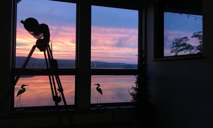 Bradford House | Soak in the sunset and celebrate the beauty of any season on the lake!
