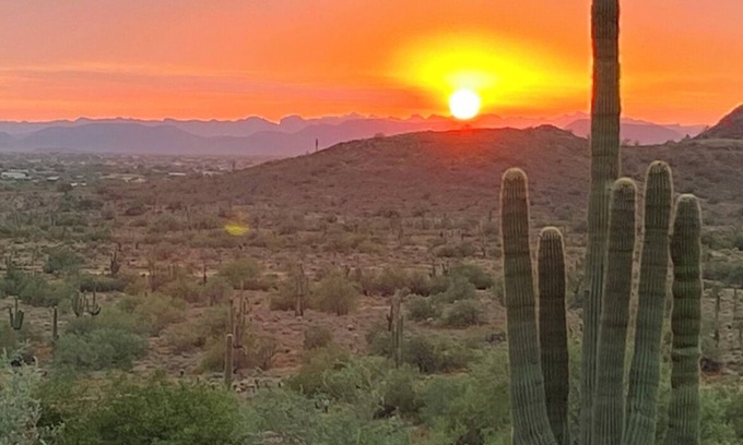 Cave Creek House | Sonoran Desert retreat, amazing views & secluded. Heated pool option.