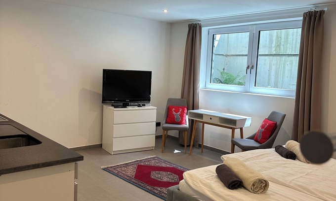 Industriebezirk Apartment | Souterrain Wohnung in Exklusiver Villa Nähe Nymphenburger Schlosspark