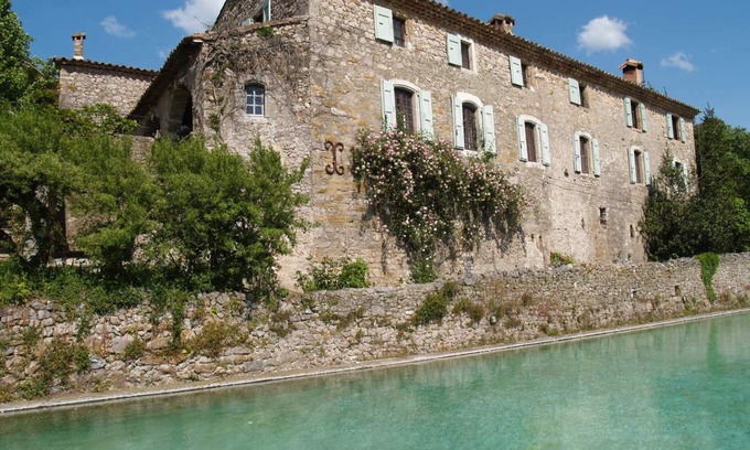 Monoblet House | South of France (Cévennes),a 16th Century hamlet surrounded by rolling countryside, property of 32ha crossed by a river, swimming pool, tennis