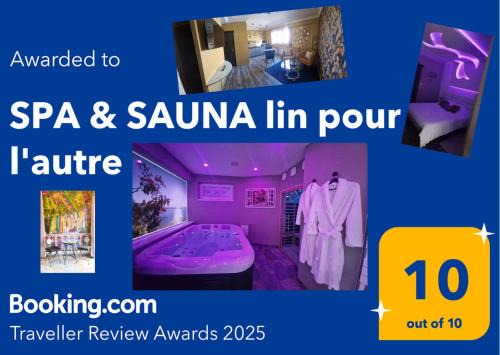 Calais Frethun Apartment | SPA & SAUNA lin pour l'autre