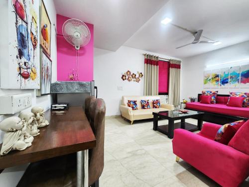 Greater Kailash Apartment | Spacious 1BHK Prime Location with 2 restrooms 5
