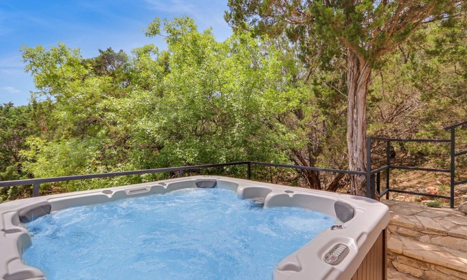 Wimberley House | Spacious 2/2 - ON the Cypress Creek with private hot tub!