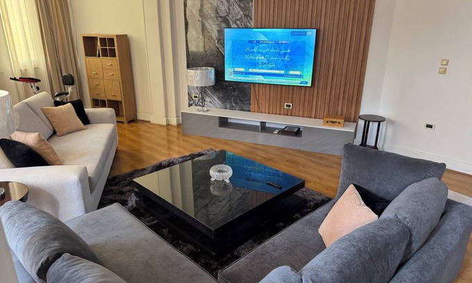 Zamalek Apartment | Spacious 3-bedroom apartment with WiFi, AC in the heart of Zamalek, Cairo.