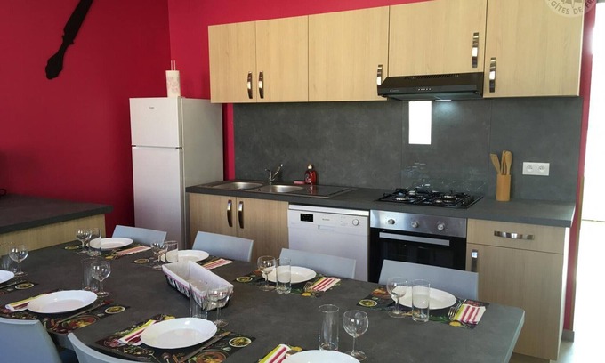 Aniche Cottage | Spacious 4-Bedroom House with Private Terrace, Near Douai, Wi-Fi, Parking