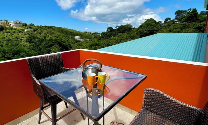 Estate Caneel Bay Apartment | spacious and cozy 1 bedroom with garden views and AC-1 mile from Cruz Bay