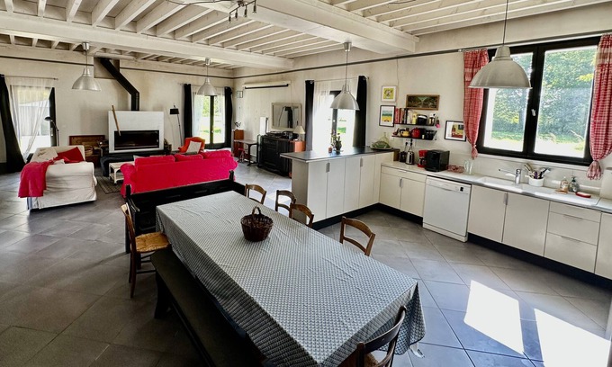 Saint-Simeon House | Spacious and quiet country house. 5BR/2BTH. near Paris & Disneyland