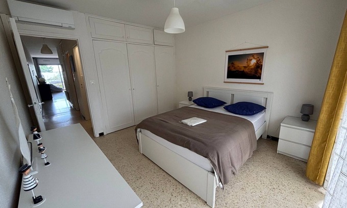 Balaruc-les-Bains Apartment | Spacious Apartment with Garden, Near Thermal Spa and Thau Lagoon