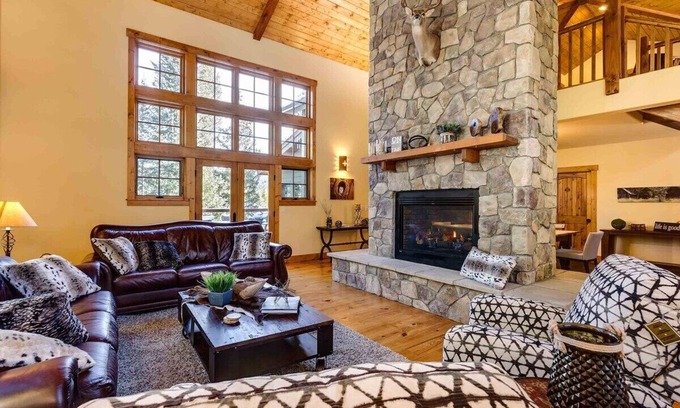 Warrior's Mark House | Spacious Breck Home - Walk to Town, Hot Tub, Pool Table, Decks, Kid/Pet Friendly