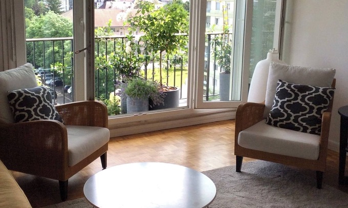 Ferney-Voltaire Apartment | Spacious, Comfortable Apartment, Geneva-ferney Border, With Mountain Views