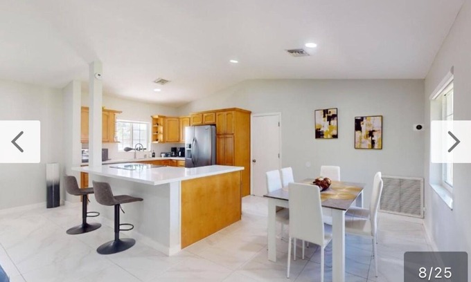 Lauderhill House | Spacious home with enclosed yard , fire pit and playground