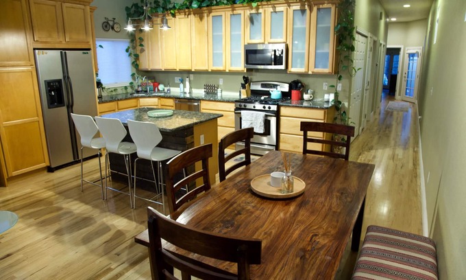 Curtis Park House | Spacious Lounging Comfort w/500 sqft Rooftop Deck Overlooking Downtown Denver