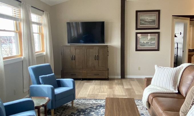 Endion Apartment | Spacious, renovated barn apartment within walking distance to Lake Superior.