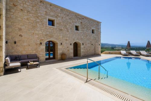 Asteri Villa | Spacious Stone Villa with Private Pool, Sea View & Sunset Views