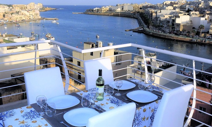 Marsaskala Apartment | Spacious, stylish & modern 2 bedroom apartment, terrace with stunning sea view