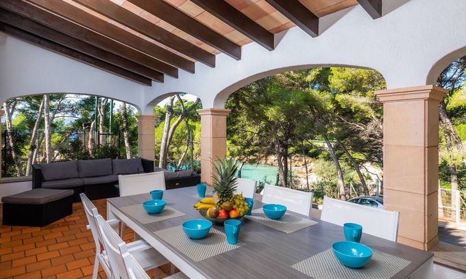 Cala Gat Villa | Spacious Villa “Casa de Cala Gat” with Sea View, Mountain View, Wi-Fi, Garden & Terrace; Parking Available