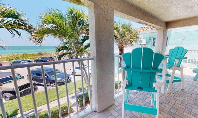 Pass-a-Grille Historic District Condo | Spectacular Location on Pass-A-Grille! Near Restaurants. Pool. Beach Views. Free City Parking Pass.