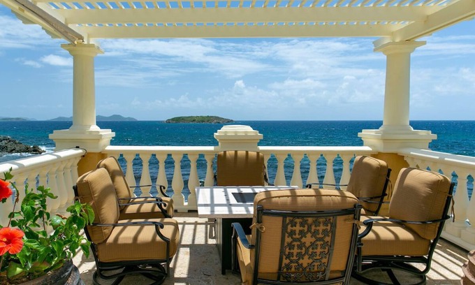 Estate Johns Folly Villa | Spectacular Oceanfront 4 BDRM Expansive Villa