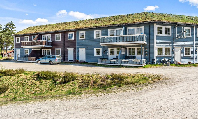 Gautefall Apartment | Spend a vacation close to nature in this beautiful vacation apartment with fantastic mountain views.