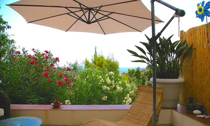Spetses Apartment | Spetses Island charming sea and pinehill view studio