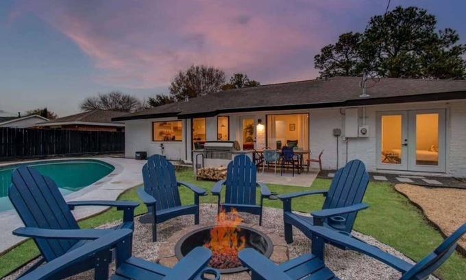 Spring Branch Central House | Spring Branch Paradise, 4-BD Backyard Pool Oasis