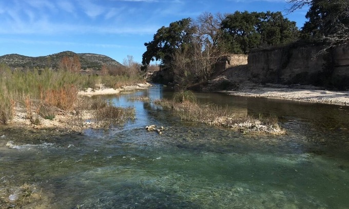 Barksdale Cabin | Spring Break fun on the crystal clear Nueces river.