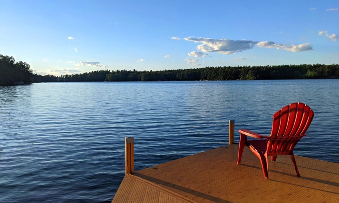 Shapleigh House | SQUARE POND Waterfront Lake House With Beautiful Views, Dock and Swimming Float!