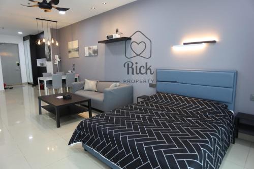 Subang Jaya Apartment | SS15 Courtyard Subang Jaya Sunway Modern Studio Projector Home cinema 120 Inch TV box #10