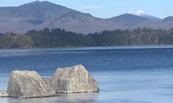 Saranac Lake Cabin | Starboard Point is a singualrly exquisite,ACCESSED BY BOAT ONLY vacation retreat