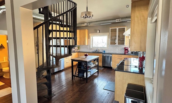 Timnath Condo | Stay at the Original Feed & Grain Building on Main Street in downtown Timnath