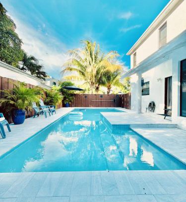 Coral Way House | Stay Central: Relax in Our Heated Pool Oasis