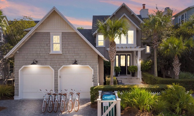 WaterSound Beach House | Stay on 30A: 30A Dunes Private Beach- Bikes!