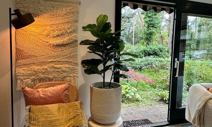 Municipality of Elburg Ski Chalet | StayatSas Tiny House on the Veluwe Pippa, kids and dogs welcome, large terrace