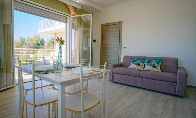 Agnone Bagni Apartment | Stella Marina Apartment - Sea View, close to the beach