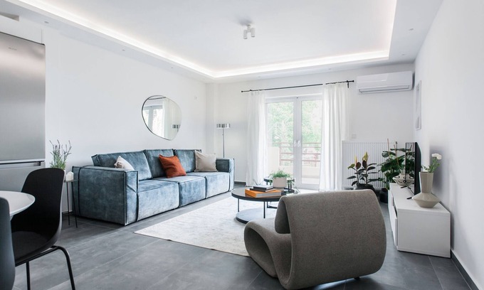 Palaio Faliro Apartment | Stellar 3BR Apartment with Balcony