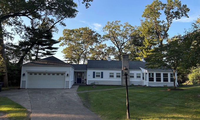 Wooded Estates House | STEPS TO ND STADIUM! Newly Remodeled 4-bdrm, 3 bath on .6 acres with lrg deck